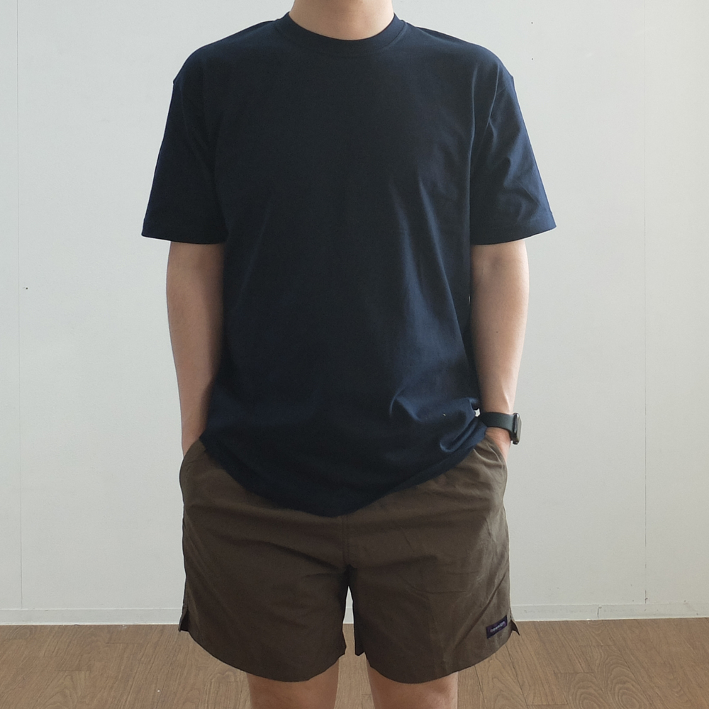 뉴싸인 오버핏반팔 두꺼운 반팔티 무지 티셔츠 면티 14수 - 상세 이미지 5