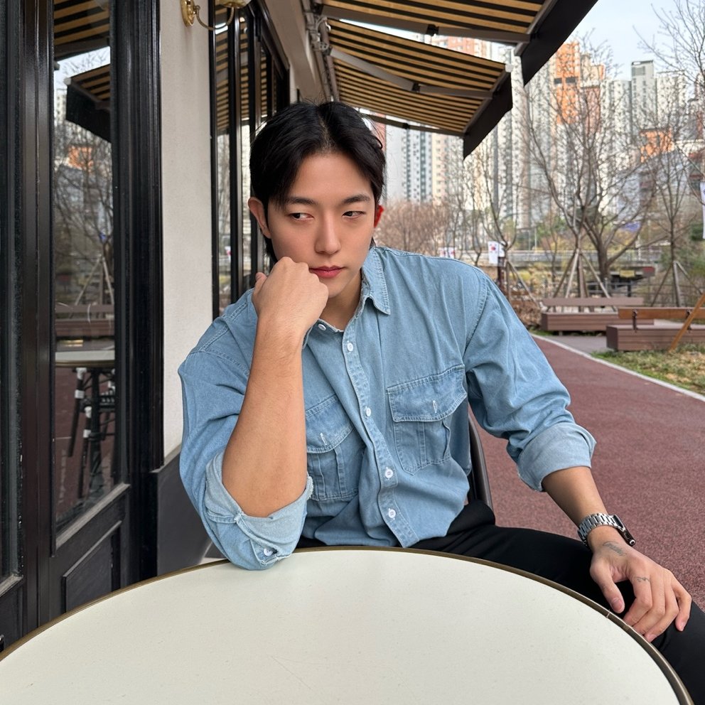 남자청남방 남자데님셔츠 흑청셔츠 - 상품 이미지
