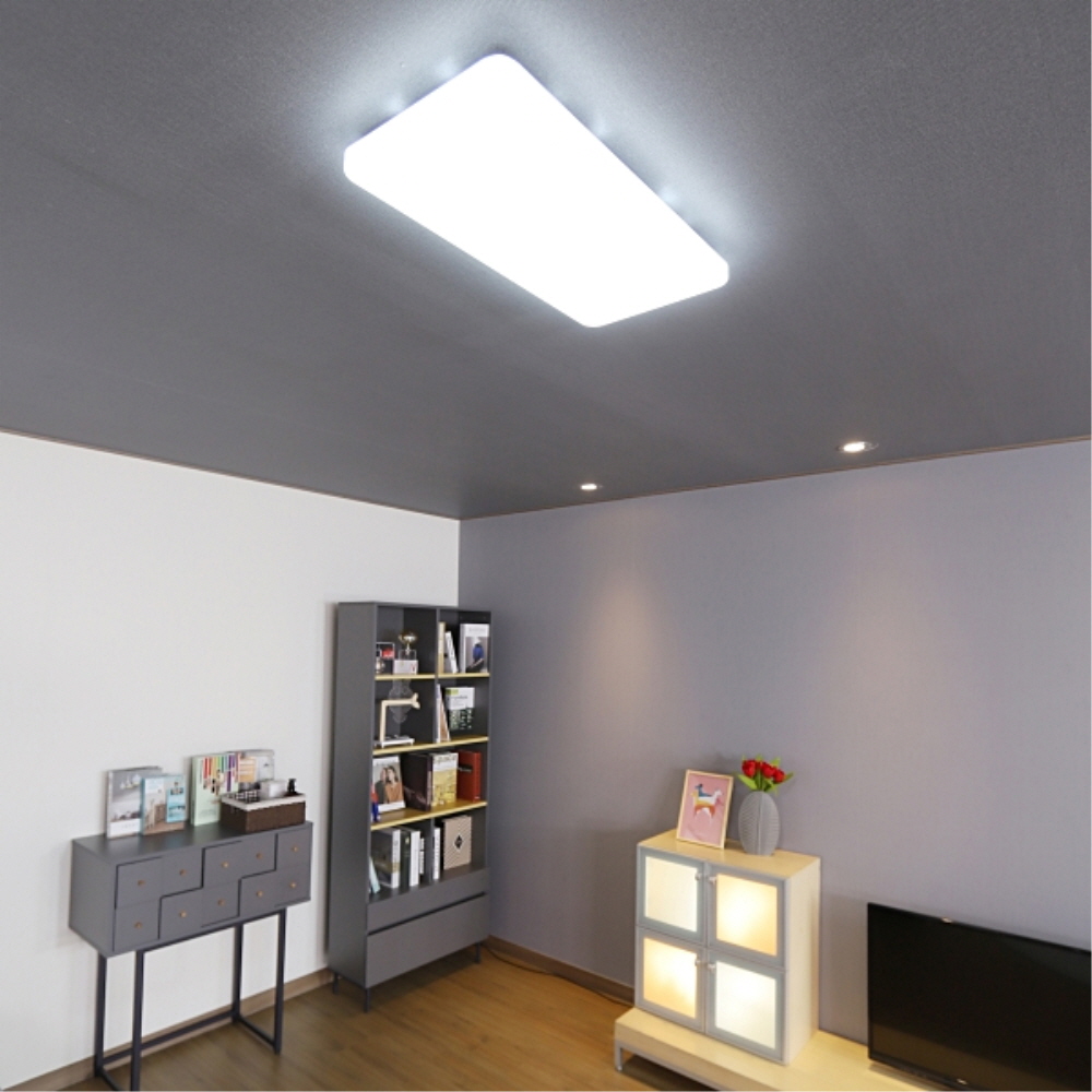 LED PREMIUM 거실등 3등 75W 주광색 플리커프리 전등 조명 메가맨 - 상세 이미지 5