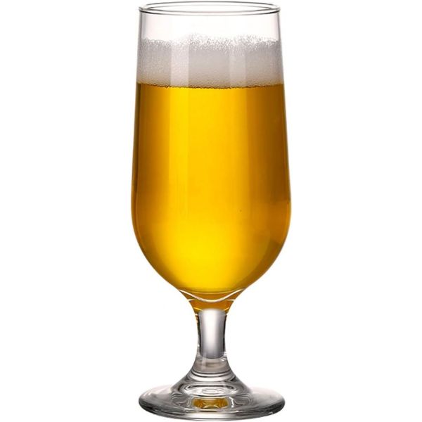 맥주잔 선물 집들이 하이볼잔 클래식 튤립 스타일의 리얼 에일 세트 5 가정용 고블렛 잔 바 펍용 400ml 수제 : 바이버디즈