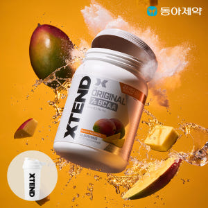 엑스텐드 BCAA 50서빙 망고맛 1통 + 쉐이커 증정 아미노산 맛있게 먹은 솔직 후기 - 상품 이미지 1
