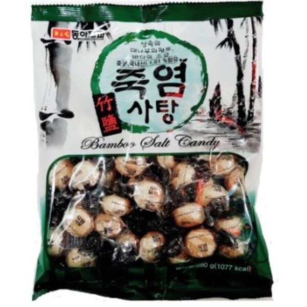 동아제과 스낵 간식 학교 사무실 죽염사탕280g X5개 : DamaeStandard