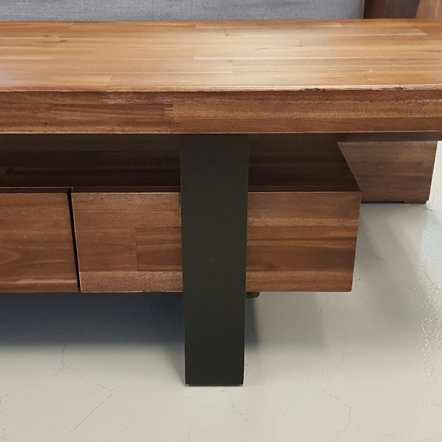 스코나 브런슨 원목 2200 거실장 티비장 TV다이