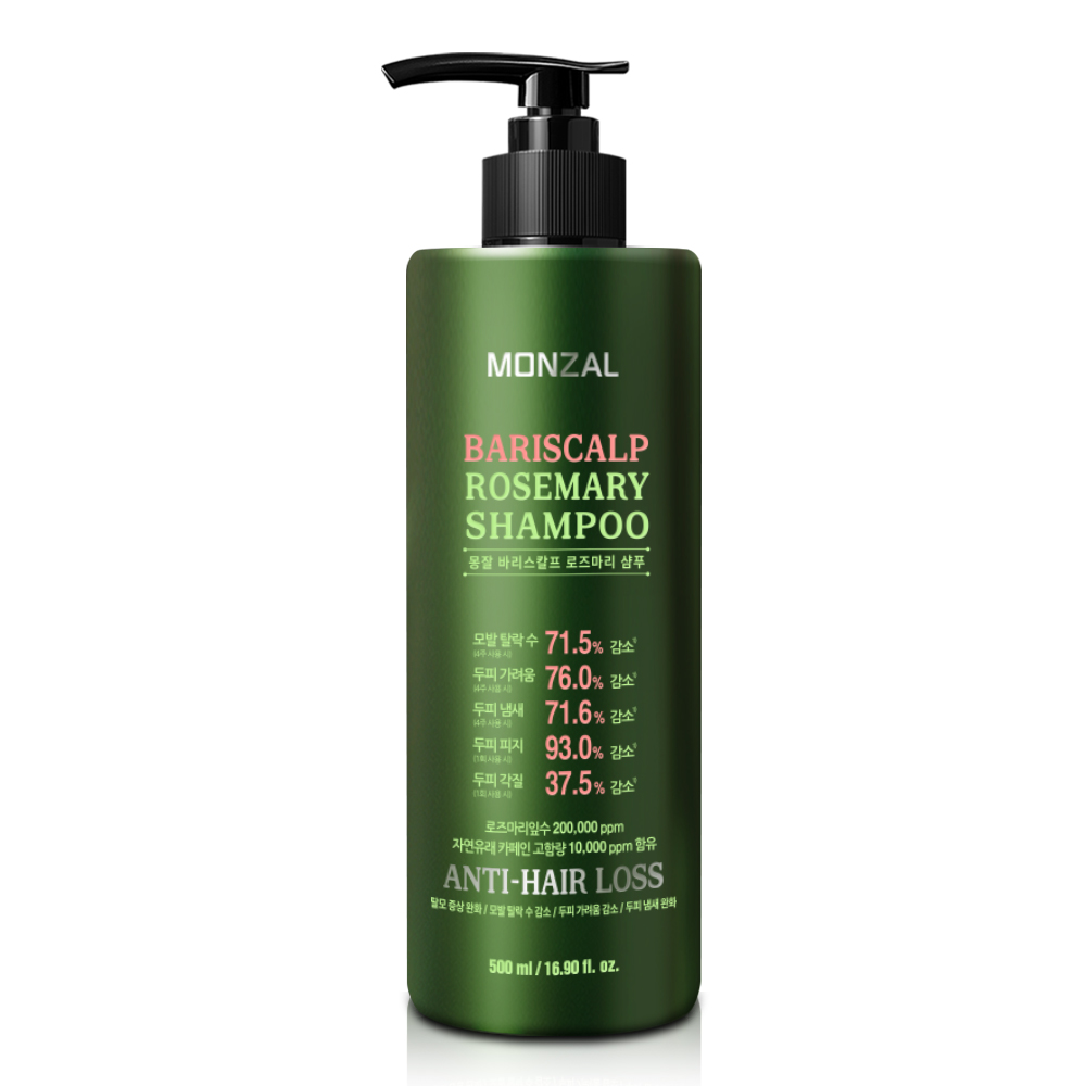 허성범 PICK 몽잘 바리스칼프 로즈마리 샴푸 탈모증상완화 기능성 500ml, 1개 이미지 3