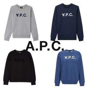 아페쎄 APC 맨투맨 티셔츠 VPC 로고 루마담 올리비에 남녀공용 여성용 착용 후기 | 사이즈/핏 총정리 - 상품 이미지 1