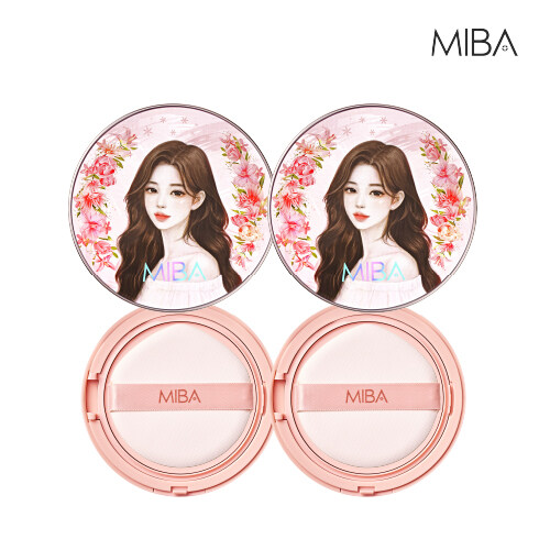 미바 왕쿠션 시즌3 본품 (캐릭터 케이스로만) 2개  리필 2개 - 상품 이미지