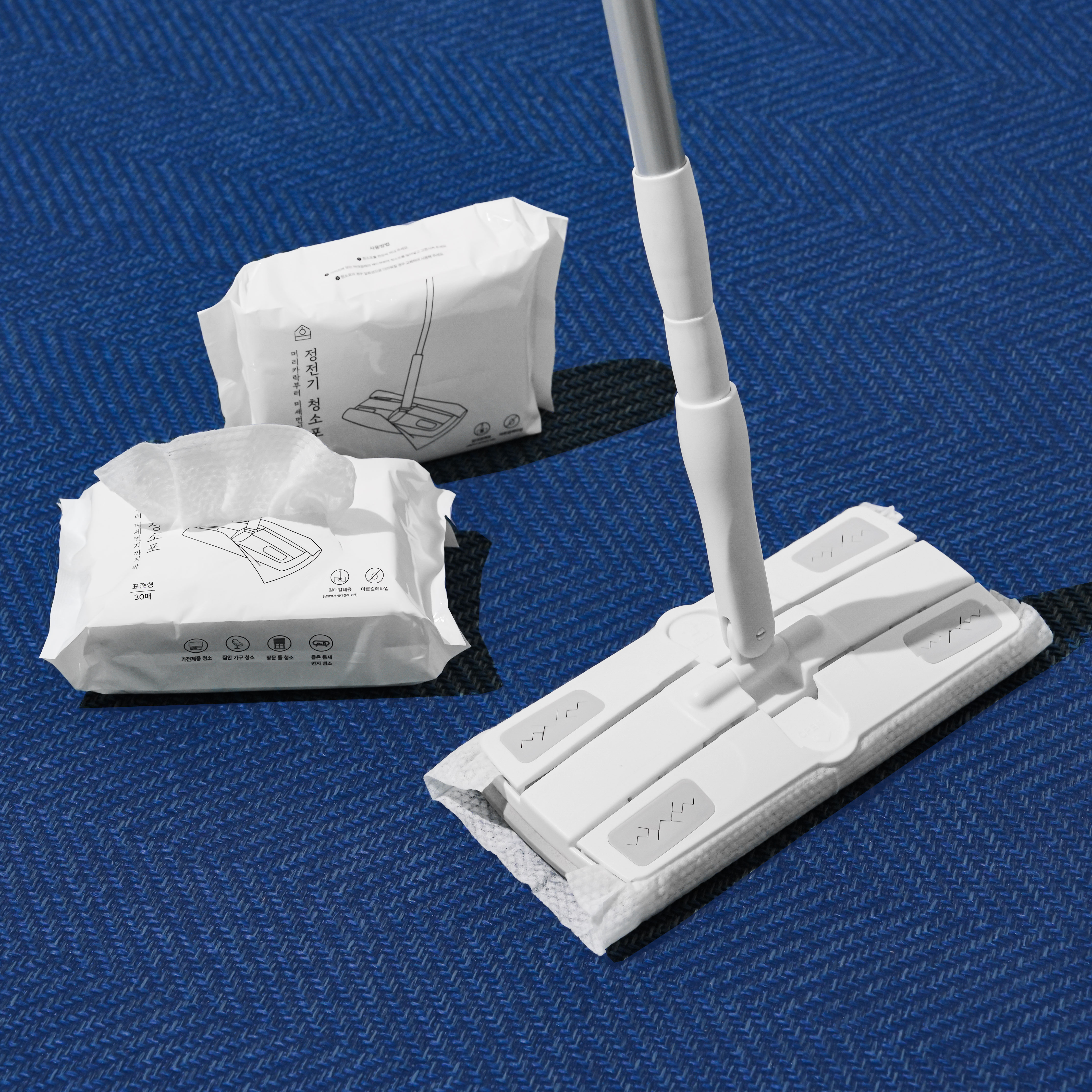 생활백서 청소포 밀대걸레 정전기 쿠션 막대걸레 바닥청소 도구
