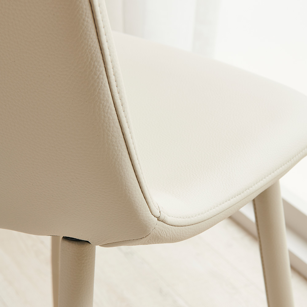 스코나 리먼스 실리콘레더 식탁 의자 카페 체어