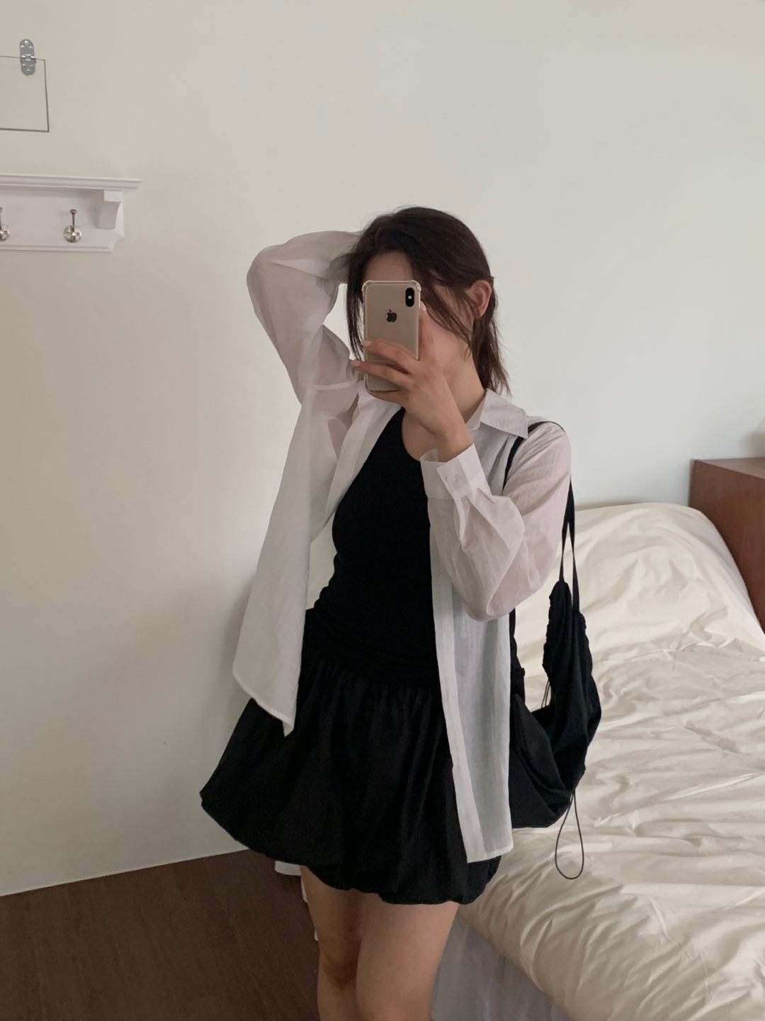 핀터 펌킨 벌룬 미니 스커트 4color (치마바지/ 미니스커트/ 벌룬스커트/ 화이트스커트/ 밴딩스커트) 상세 이미지 45