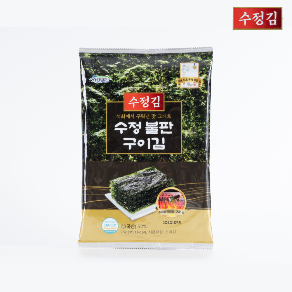 수정김 수정불판구이 전장김 25gx1봉 : 광천김 나라