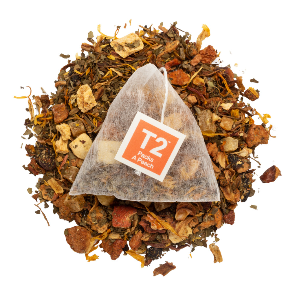 T2 팩스 어 피치 티백 과일차 허브티 2g, 25개 - 상세 이미지 2