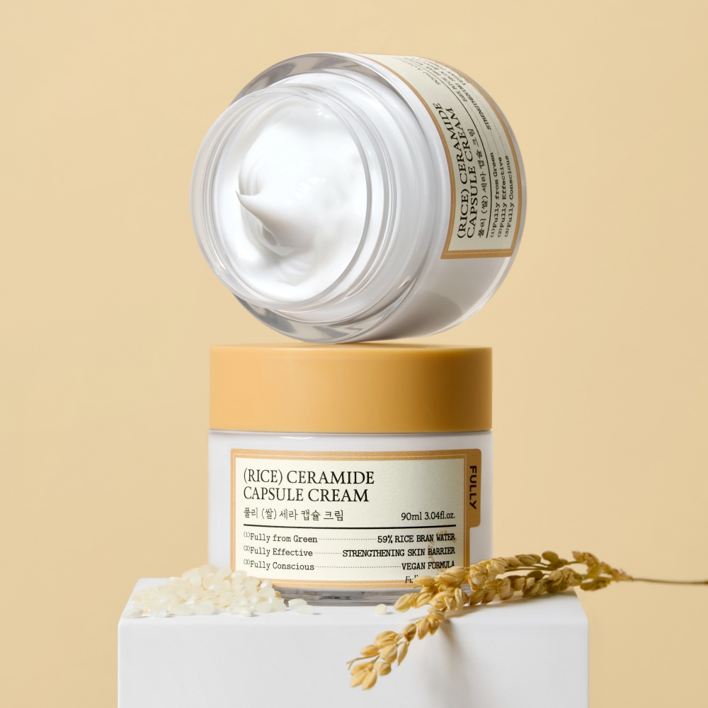 풀리 쌀 세라 캡슐 크림 90ml 피부 장벽 보습