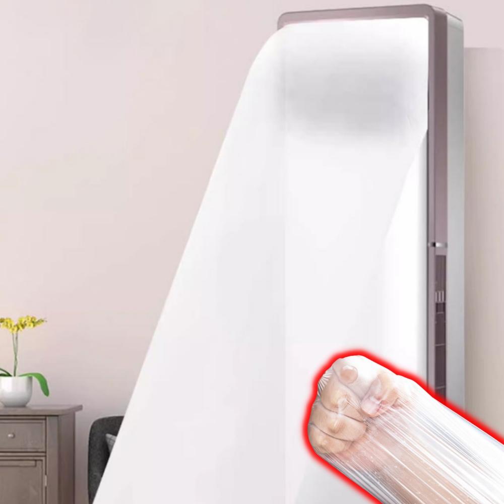10m 에어컨 공기 비닐 바람 터널 에어컨 연결 비닐 - 상품 이미지