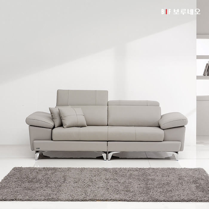 보루네오 마르스 헤드틸팅 3인용 이태리산 천연소가죽 소파 / 쿠션+스툴+테이블 증정 / 수도권 무배