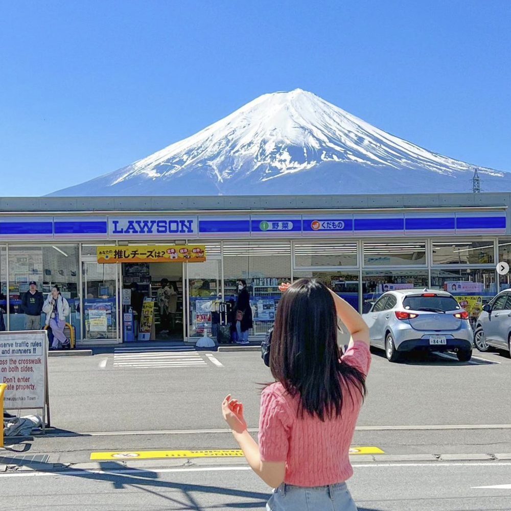 도쿄 후지산 포토스팟 가와구치코 오이시&센겐 공원&오시노 핫카이&로손 편의점 1일 버스투어