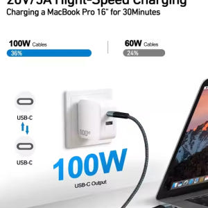 리빅스 100W CTOC 고속 충전케이블 USB C타입 데이터 초고속 충... 개봉기 | 실사용 후기 - 상품 이미지 4
