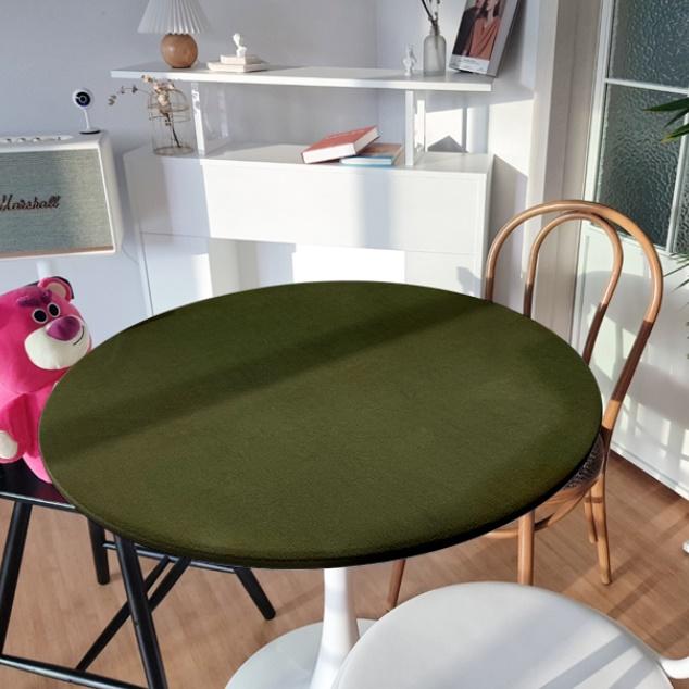 일반 원형 테이블보 군용모포커버 게임 화투 판 원탁