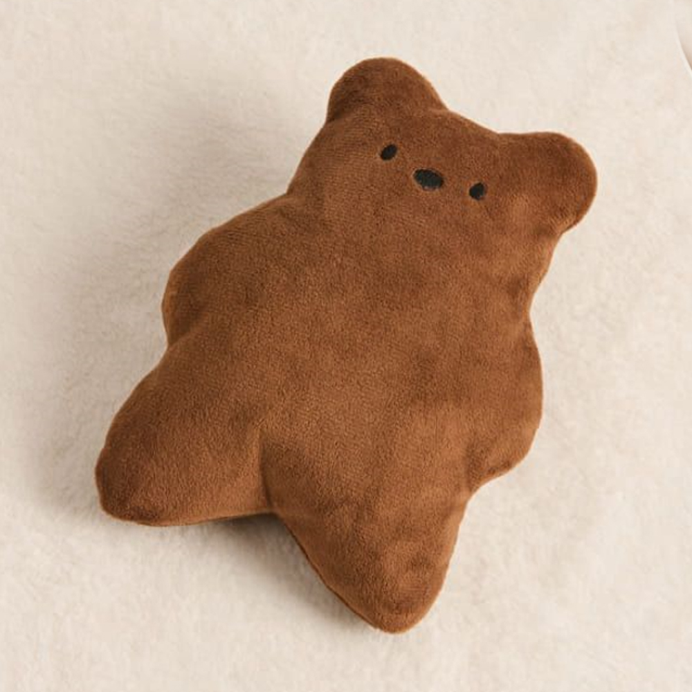 뮤트 곰돌이 애착인형 밀크그레이 S 강아지장난감 - 상세 이미지 5