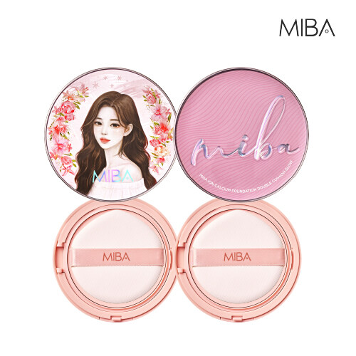 미바 왕쿠션 시즌3 본품 (심플 케이스, 캐릭터케이스 각1)총 2개 리필 2개 - 상품 이미지