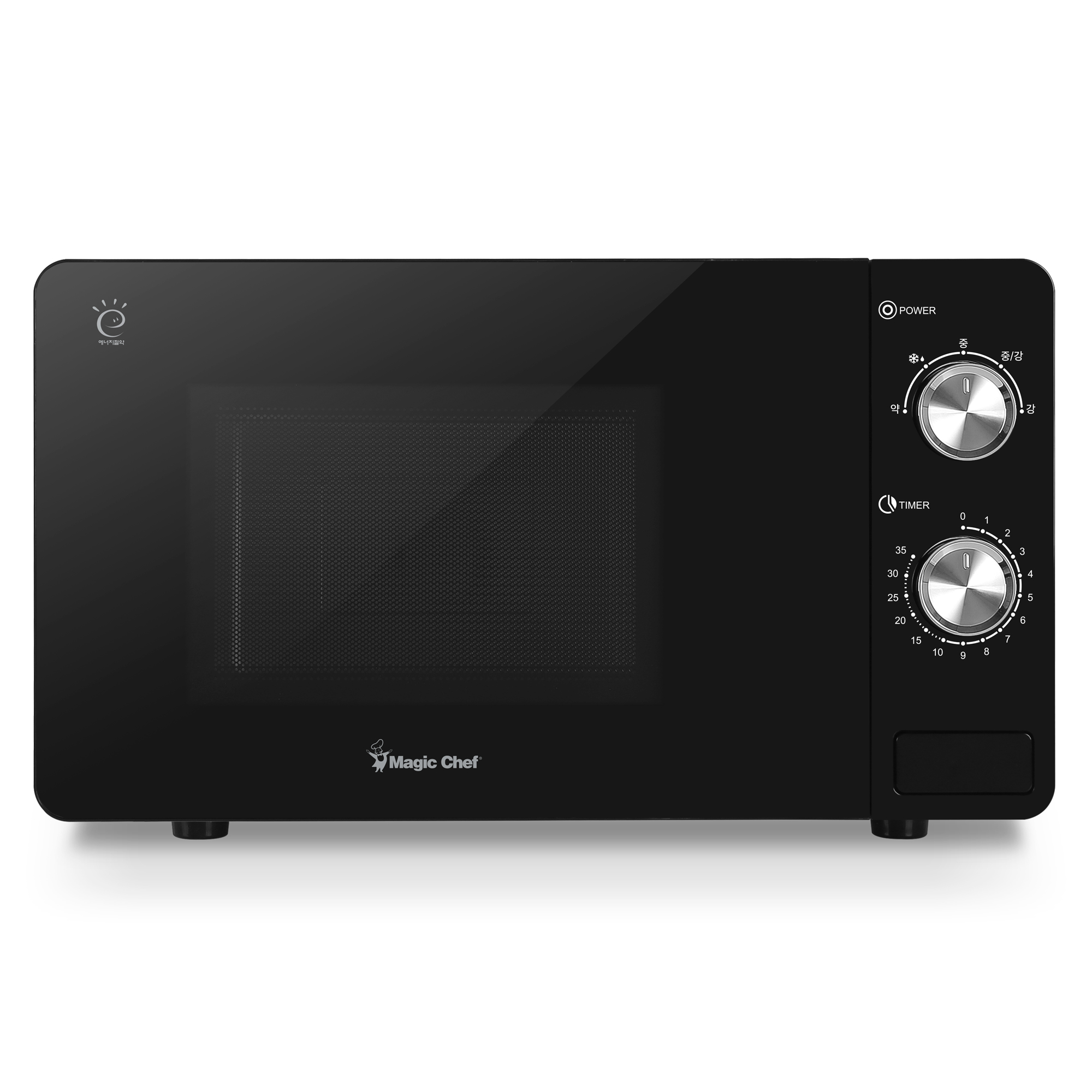 매직쉐프 20L 무회전 전자레인지 MMW-W20FMBB 플랫타입 이지클린