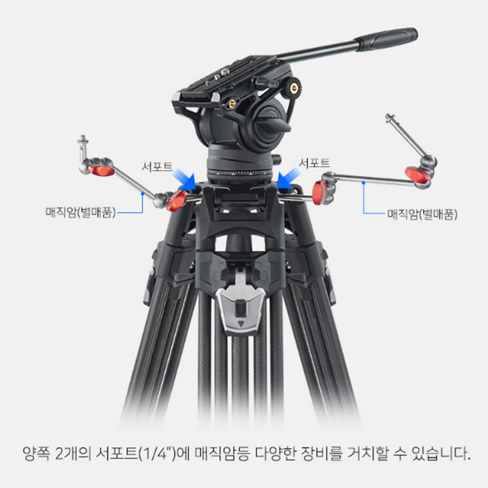 유튜버삼각대 호루스벤누 방송용 긴 삼각대 이미지 8