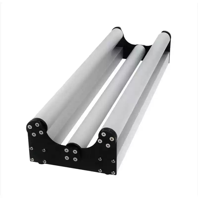 원단 롤링기 의류 옷감 가공기계 검단기 받침대 와인딩 알루미늄 합금 길이 70CM - 상품 이미지