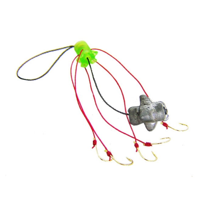 5본 인찌기 바늘 5호 6호 멍터구리채비 떡밥채비