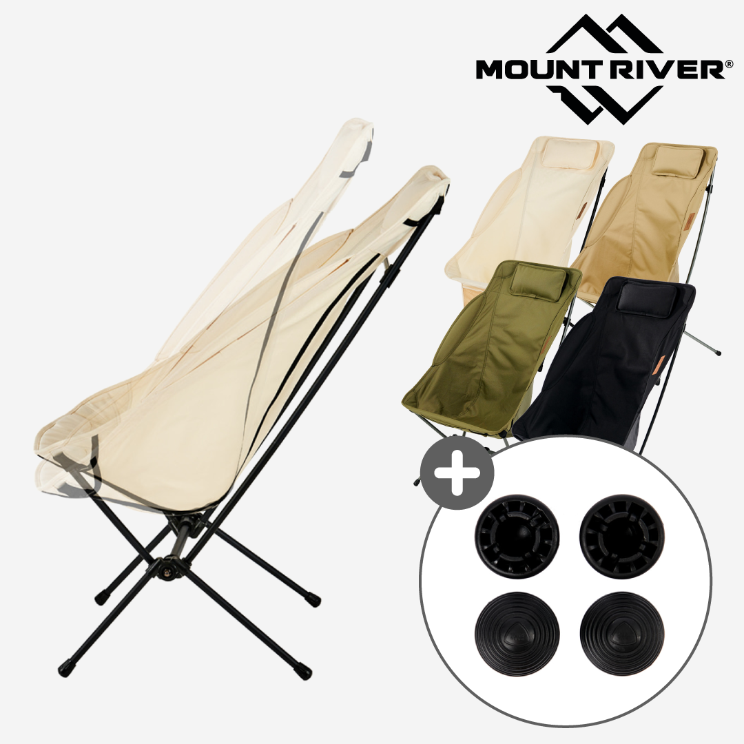 마운트리버 투스텝 와이드 체어 경량 릴렉스체어