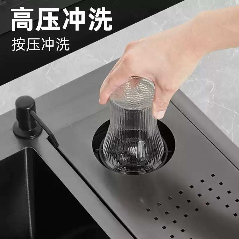 업소용 싱크볼 워터스테이션 컵워셔 블렌더 피처린서 세척 블랙 55x32A 패키지 - 상세 이미지 4