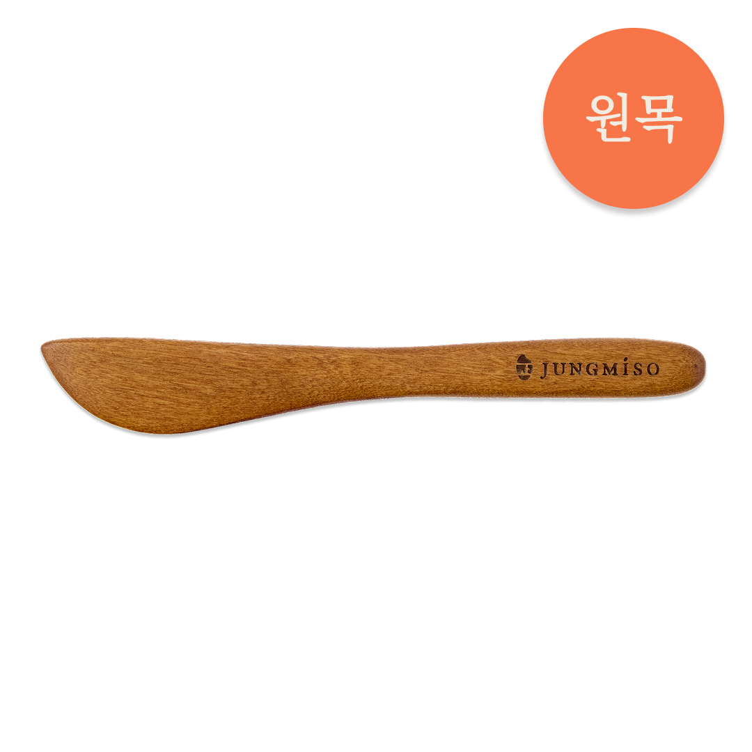 정미소 수제 우드 버터나이프 (천연 대추나무 원목) - 메인 이미지