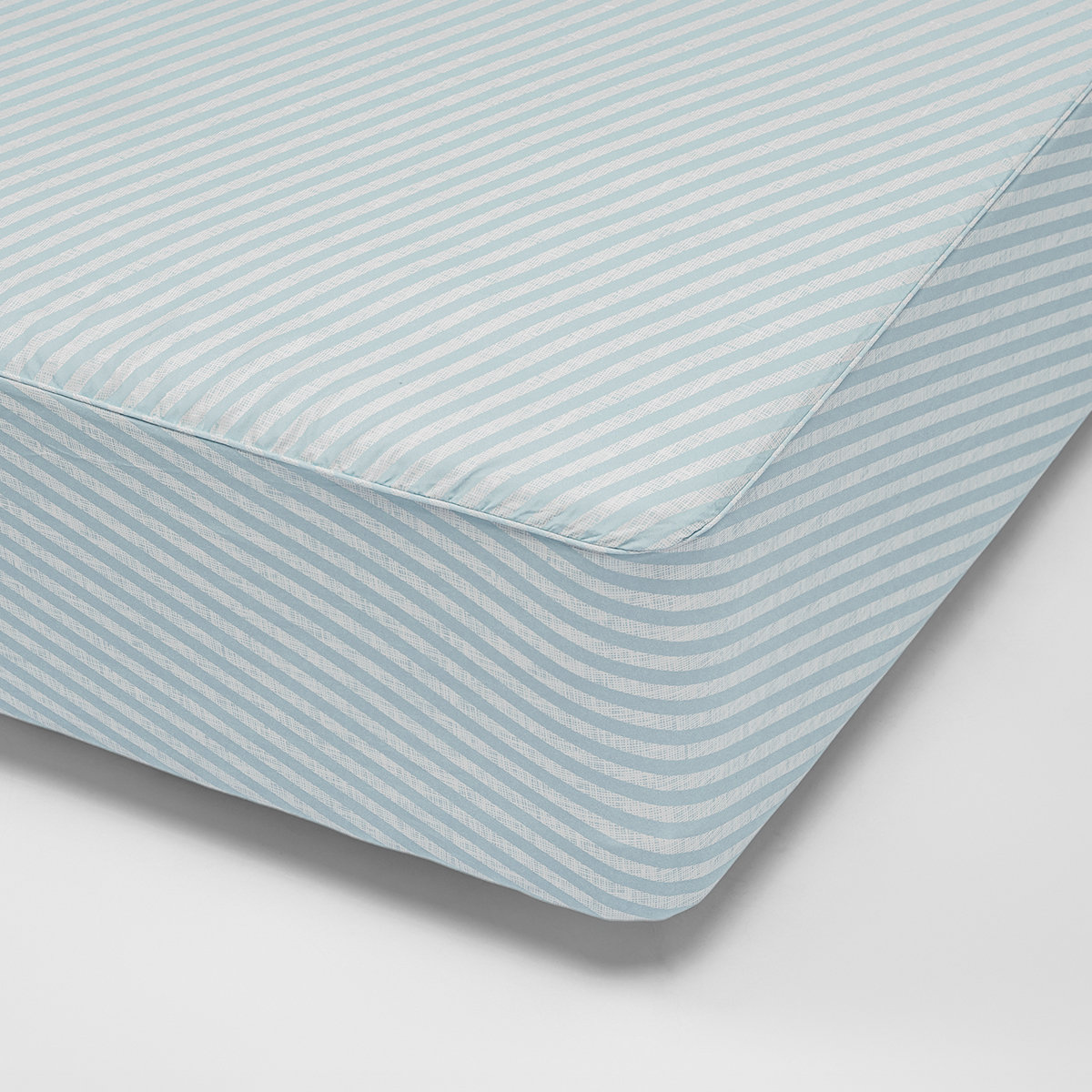 마이하우스 알러지케어 진드기차단 홑겹 침대 매트리스커버 쉐어 (블루), SS(슈퍼싱글)