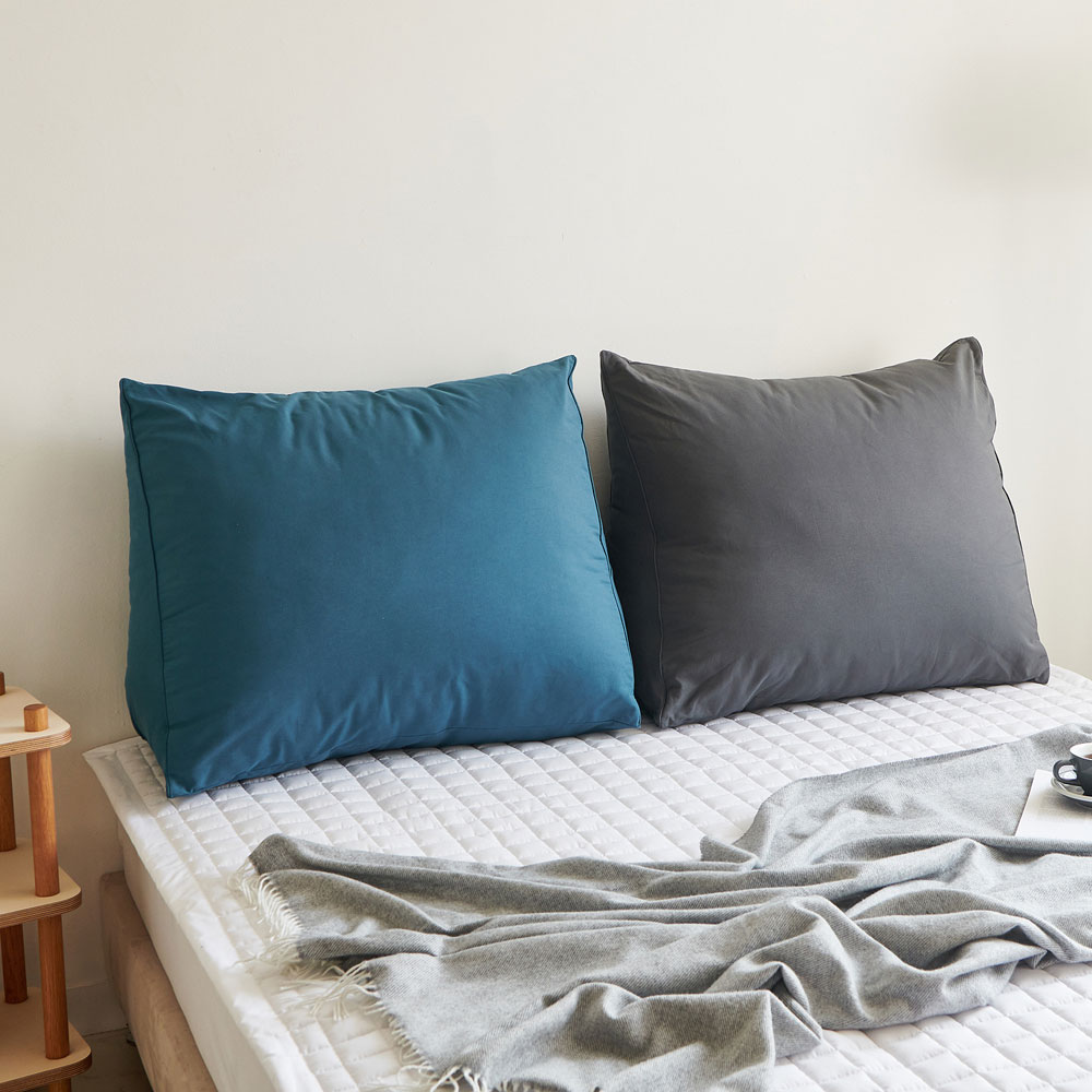 더베딩샵 삼각 등받이쿠션 허리 쇼파 침대 쿠션