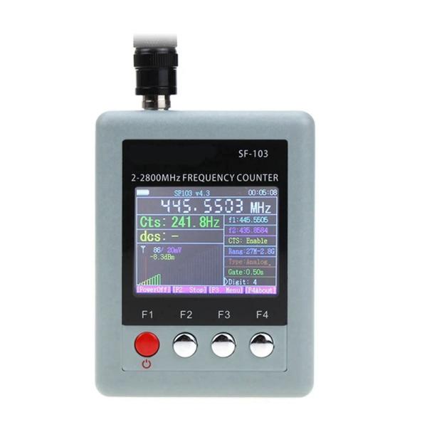 주파수측정기 신호 발생기 주파스 테스터 SF-103 카운터 DMR 디지털 테스트 가능 2Mhz-2800Mhz CTCSSDCS 계량기 미국 플러그 : 아이러브조화