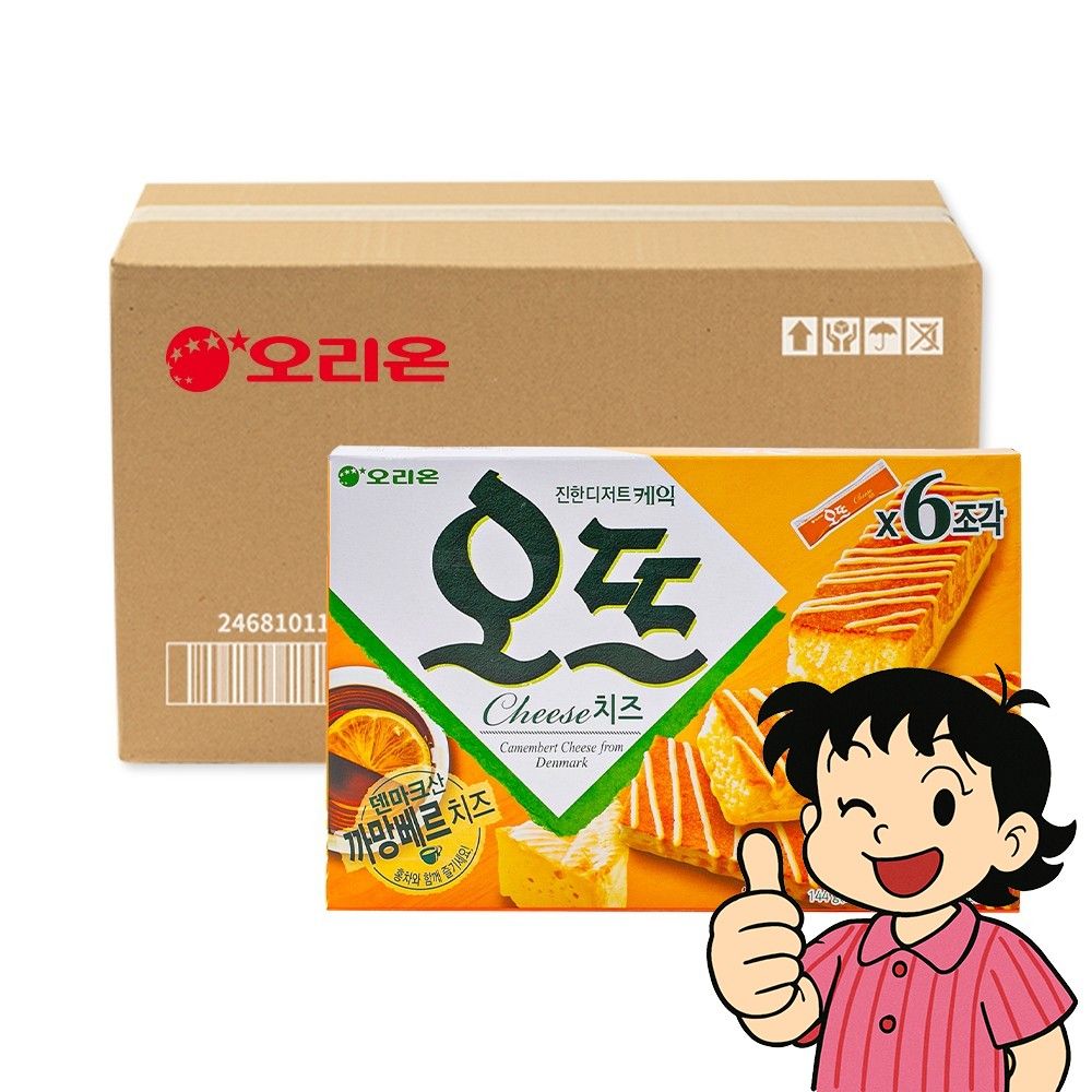 오리온 오뜨 치즈 과자 디저트 144g 12입 대용량 아이 회사 간식 : 수기마켓