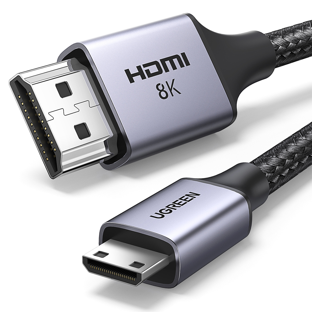 유그린 8K 60Hz Mini HDMI to HDMI 2.1 모니터 케이블 HD163