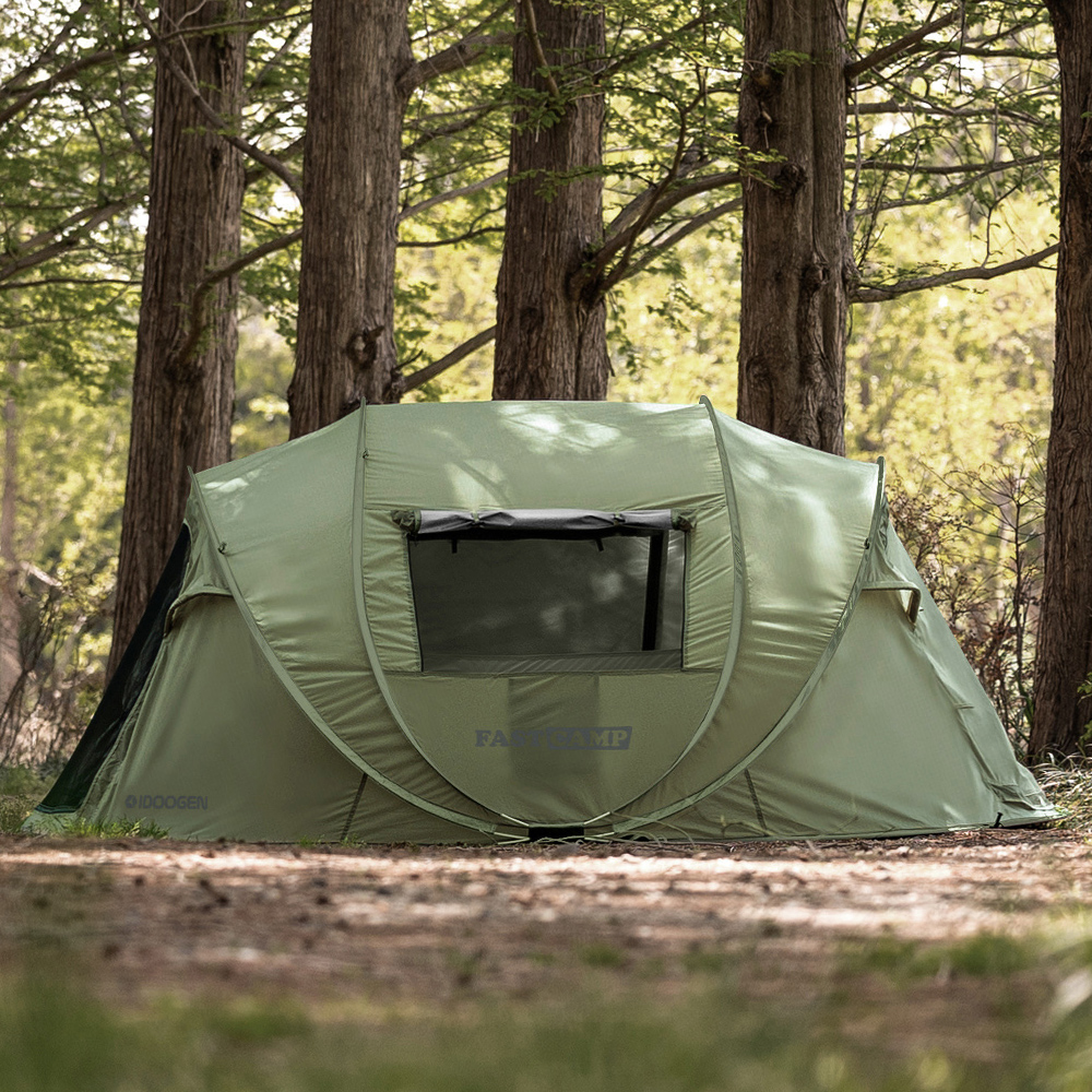패스트캠프 메가스위트 원터치 텐트 팝업 돔 그늘막 카키