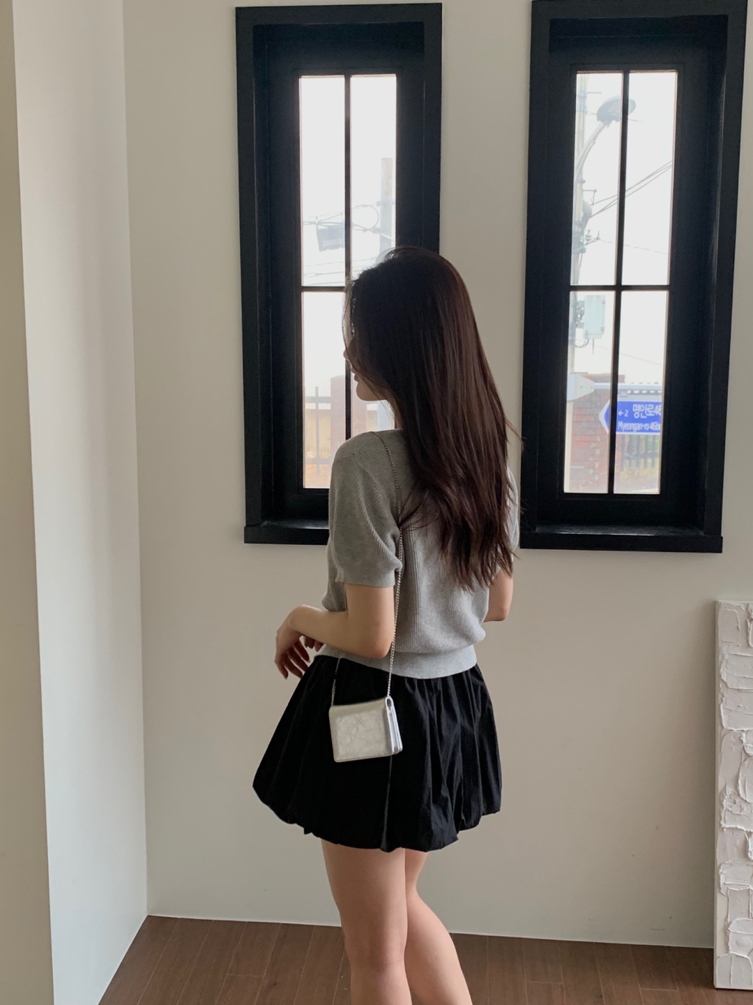 핀터 펌킨 벌룬 미니 스커트 4color (치마바지/ 미니스커트/ 벌룬스커트/ 화이트스커트/ 밴딩스커트) 상세 이미지 22