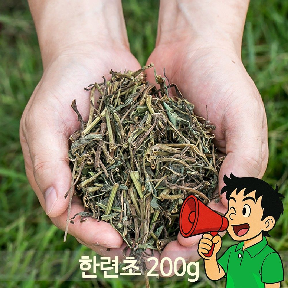 영양 까만즙 한련초 200g 국내산 찬성질 약재 차 단맛 신맛 : 럭키굿즈