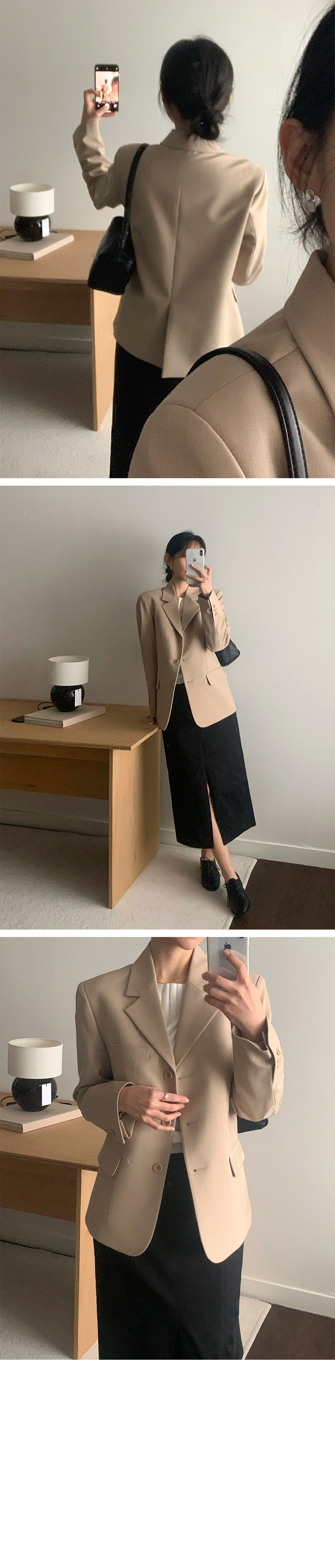 Front cotton skirt봄/가을/H라인/롱/스커트/코튼/면/슬림/출근룩/하객룩/도쿄여행/유럽여행 상세 이미지 14