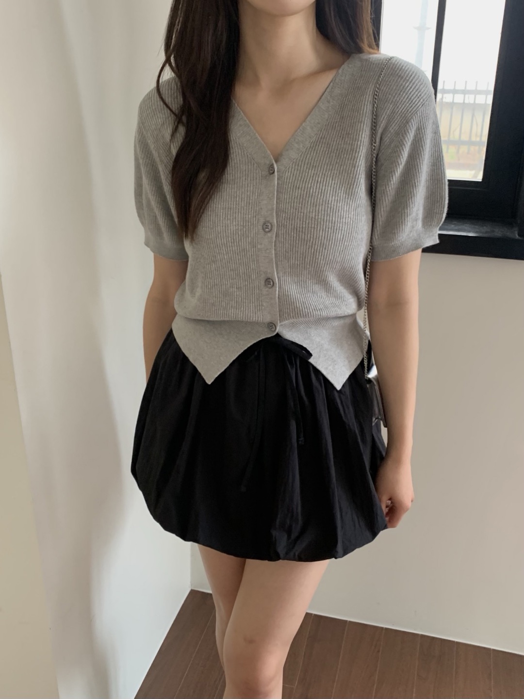 핀터 펌킨 벌룬 미니 스커트 4color (치마바지/ 미니스커트/ 벌룬스커트/ 화이트스커트/ 밴딩스커트) 상세 이미지 32