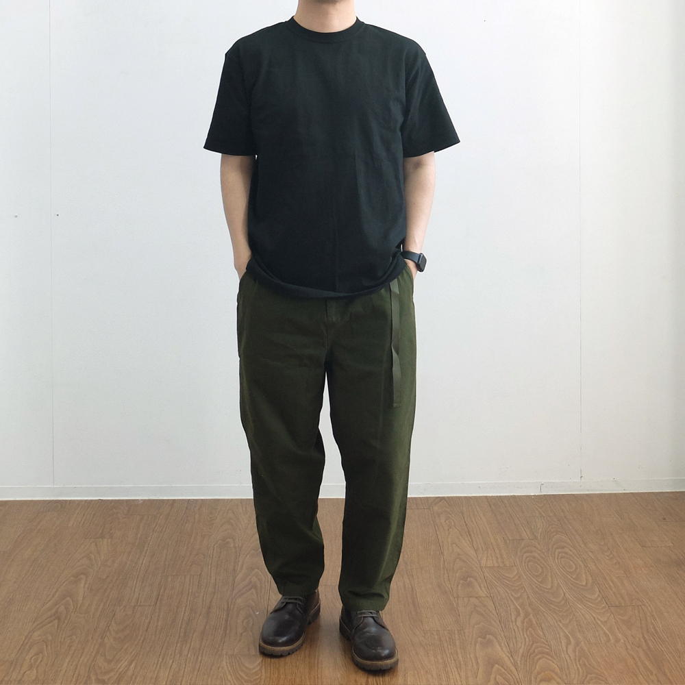 뉴싸인 오버핏반팔 두꺼운 반팔티 무지 티셔츠 면티 14수 이미지 8
