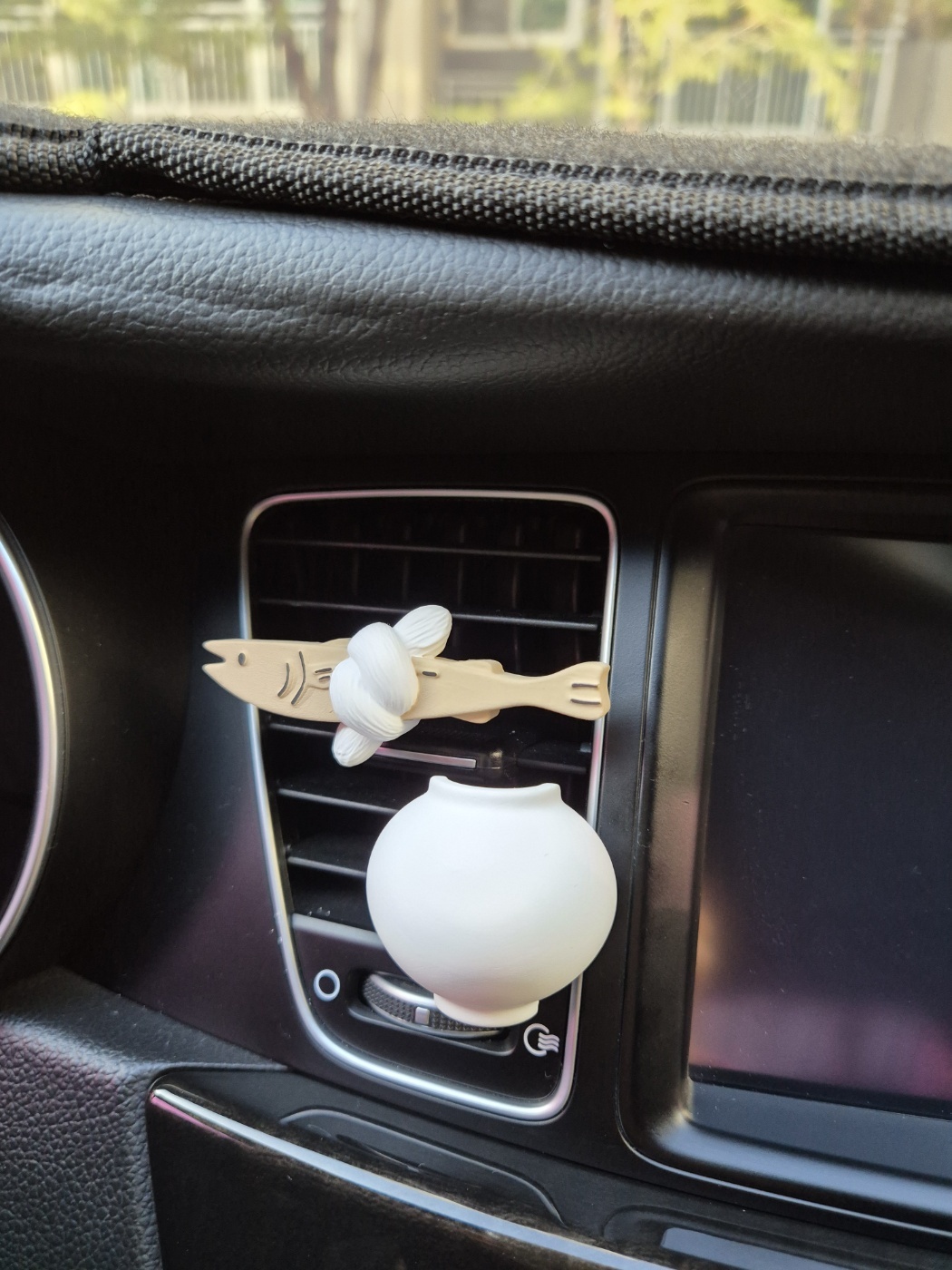 명태 북어 액막이 달항아리 석고 방향제 선물 세트 송풍구 자석