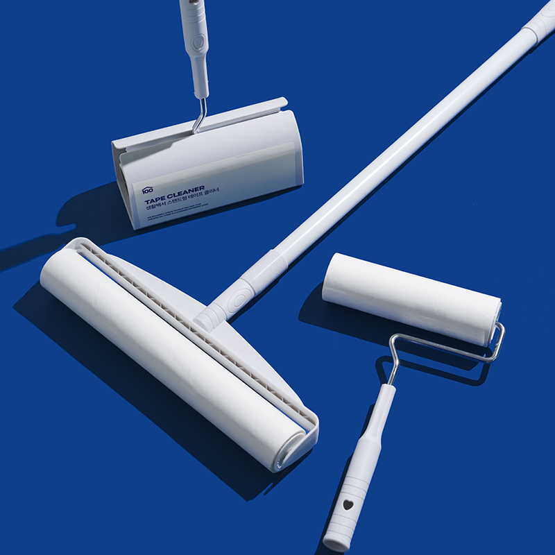 생활백서 돌돌이 테이프클리너 30cm 특대형 밀대 본품+리필 세트 홀더 포함