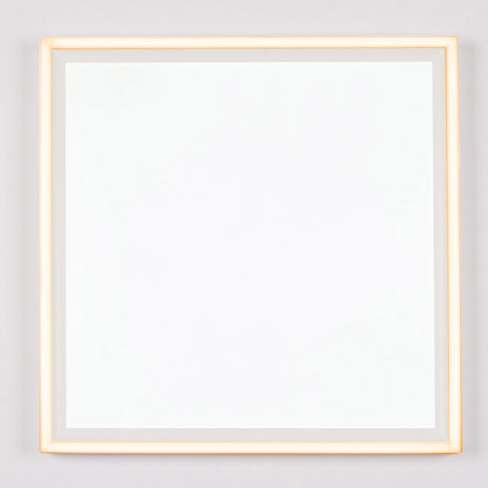 LED 에코 세라츠 사각 라인 리모컨 방등 540+540mm 50W 플리커프리 전등 조명 - 상세 이미지 4