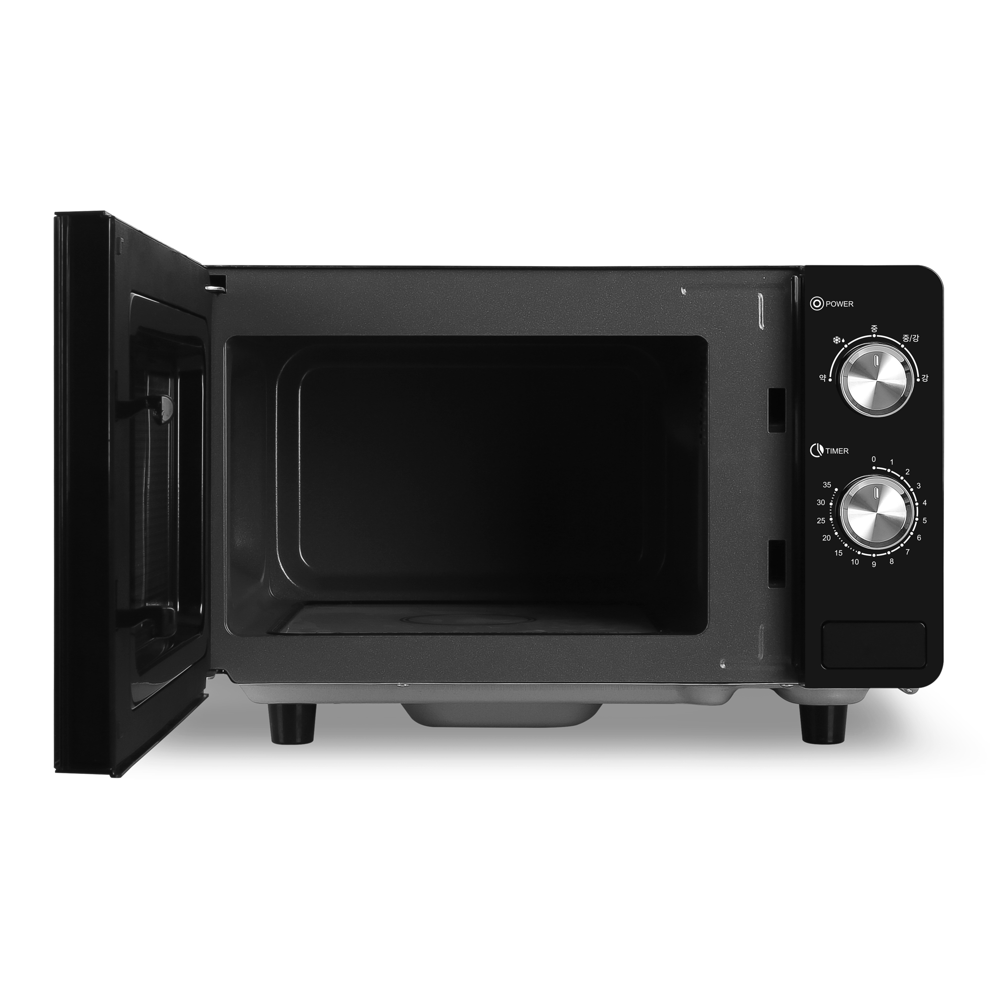 매직쉐프 20L 무회전 전자레인지 MMW-W20FMBB 플랫타입 이지클린