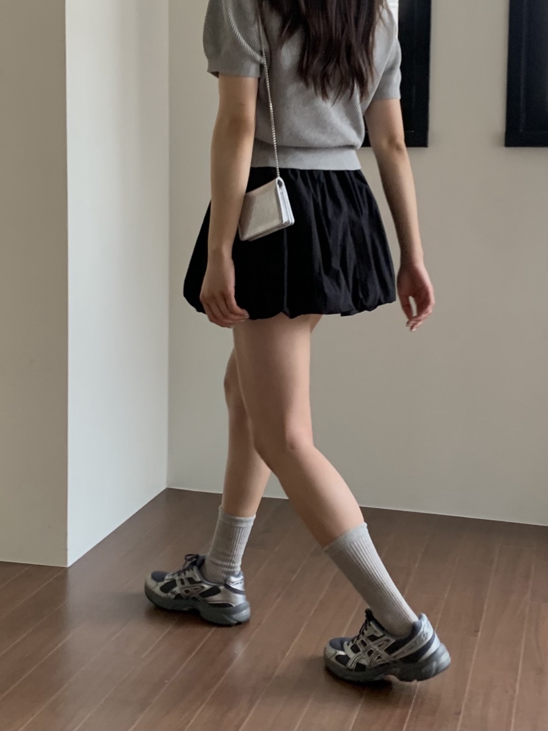 핀터 펌킨 벌룬 미니 스커트 4color (치마바지/ 미니스커트/ 벌룬스커트/ 화이트스커트/ 밴딩스커트) 상세 이미지 31