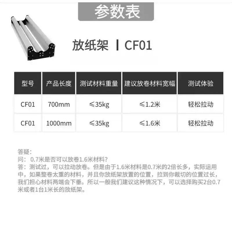 원단 롤링기 의류 옷감 가공기계 검단기 받침대 와인딩 알루미늄 합금 길이 70CM - 상세 이미지 5
