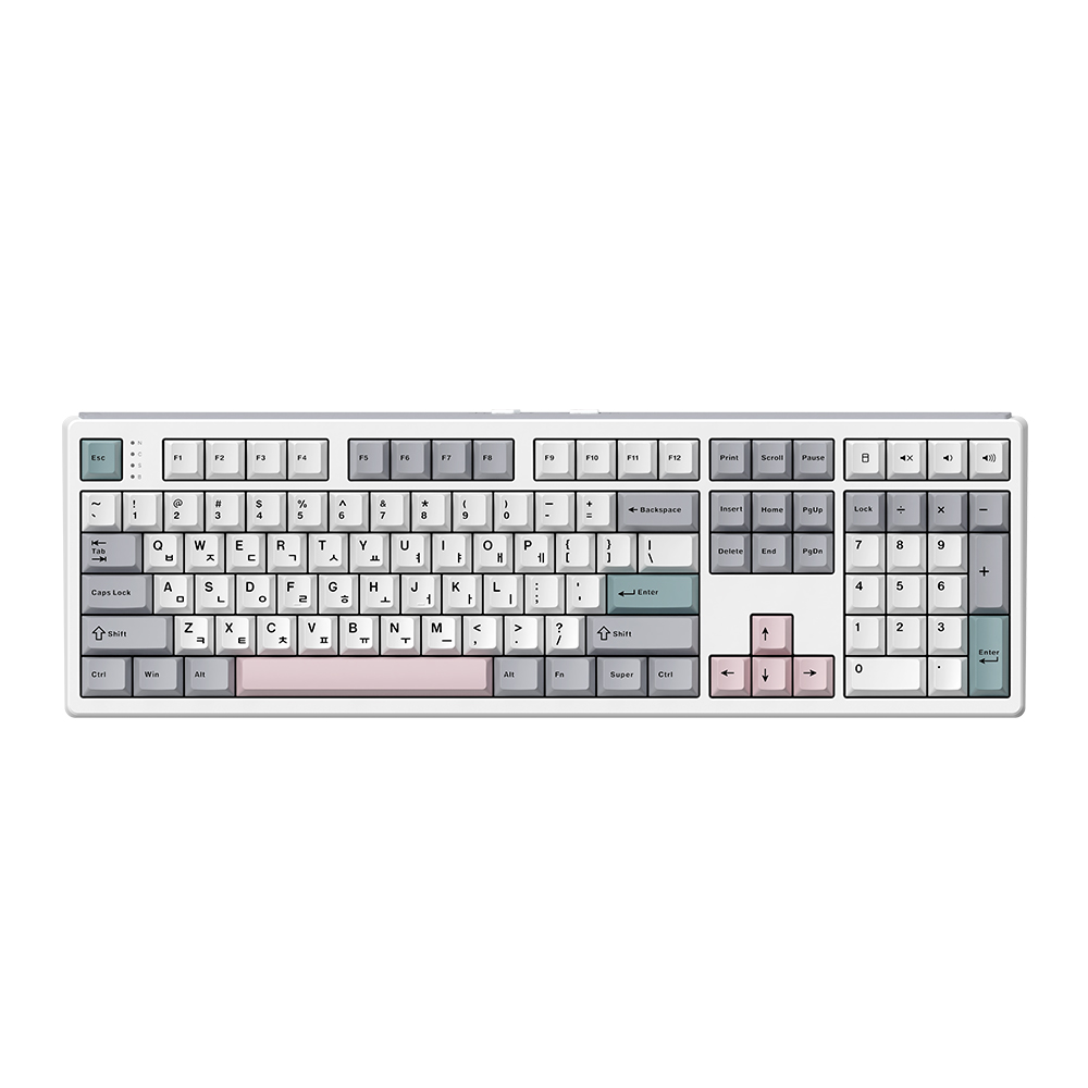 프리플로우 archon AK68 108키 유무선 블루투스 기계식 키보드 스프링9009, 저소음블루