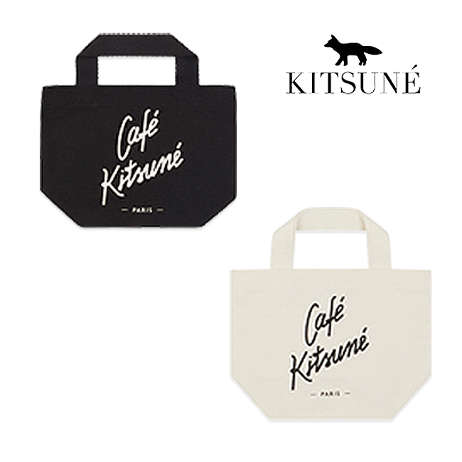메종키츠네 에코백 팔레로얄 폭스헤드 트리컬러 미니 카페 키츠네