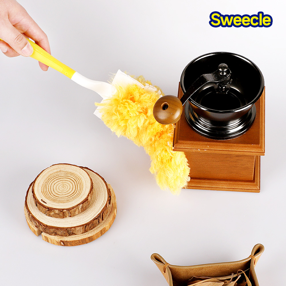 스위클 더스터 360 먼지털이 양면 정전기 먼지떨이 청소 핸들+리필 10개